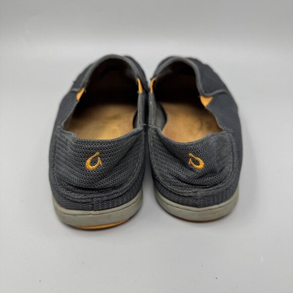 OluKai Nohea Mesh Shoes Mens Size 10 Gray Slip On Casual Comfort Lightweight main image 6